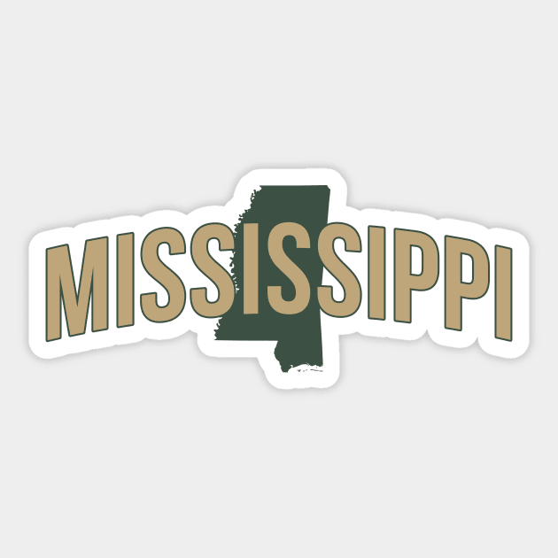 Mississippi State Sticker by Novel_Designs